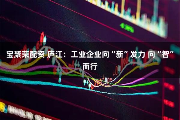 宝聚荣配资 庐江：工业企业向“新”发力 向“智”而行
