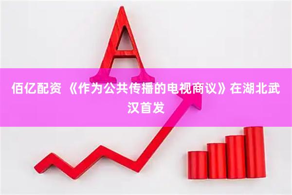 佰亿配资 《作为公共传播的电视商议》在湖北武汉首发