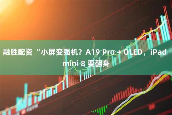 融胜配资 “小屏变强机?A19 Pro + OLED,iPad mini 8 要翻身