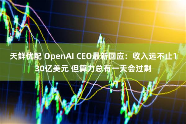 天鲜优配 OpenAI CEO最新回应：收入远不止130亿美元 但算力总有一天会过剩
