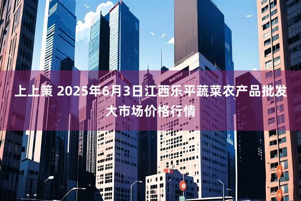 上上策 2025年6月3日江西乐平蔬菜农产品批发大市场价格行情