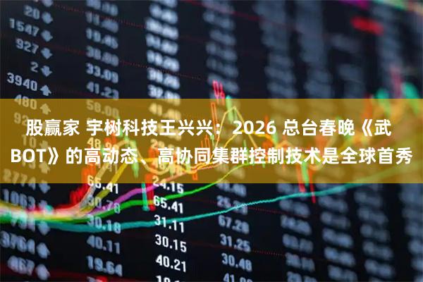 股赢家 宇树科技王兴兴：2026 总台春晚《武 BOT》的高动态、高协同集群控制技术是全球首秀